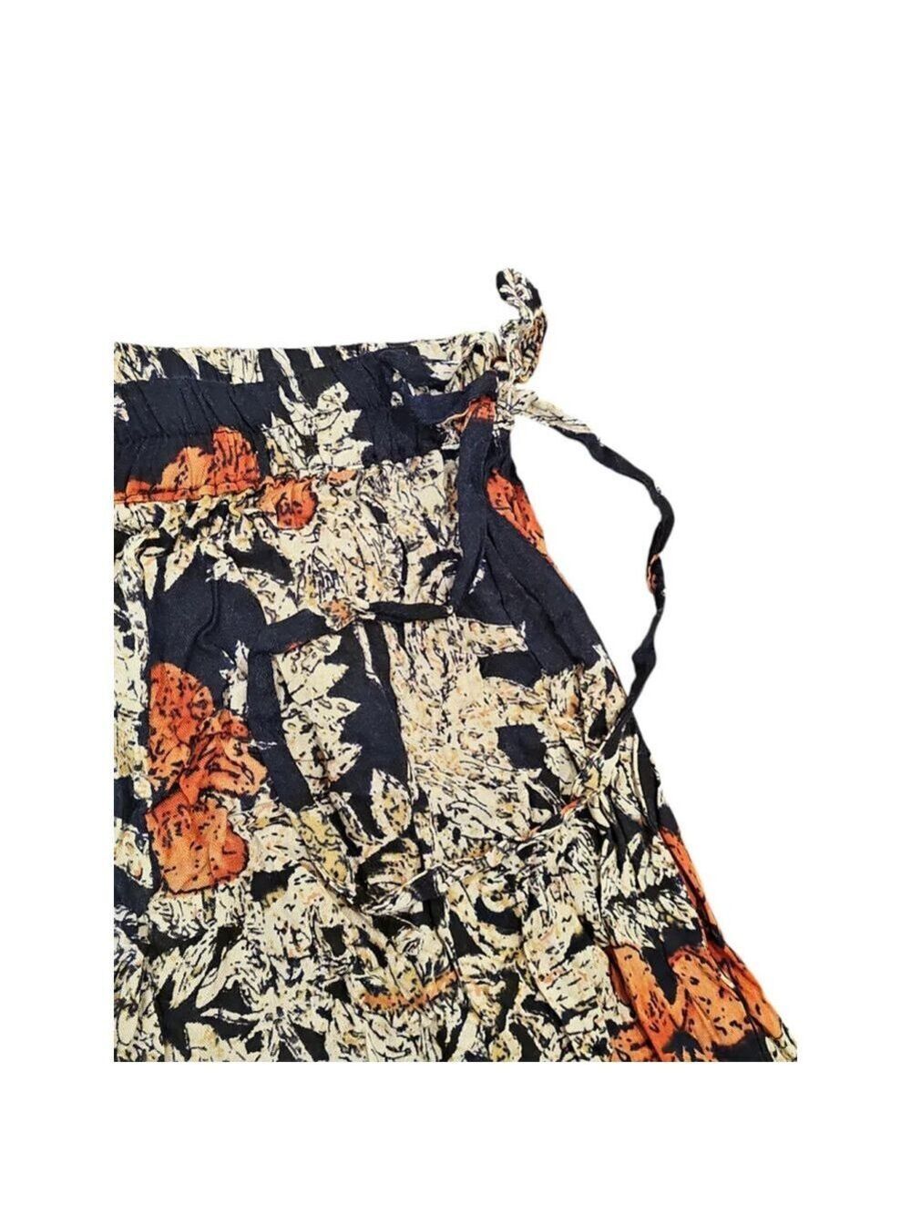 Raga Island Fever Floral Wide Leg Boho Pants Sz S - Picture 8 of 10